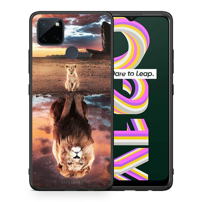 Θήκη Αγίου Βαλεντίνου Realme C21Y / C25Y / 7i (Global) Sunset Dreams από τη Smartfits με σχέδιο στο πίσω μέρος και μαύρο περίβλημα | Realme C21Y / C25Y / 7i (Global) Sunset Dreams case with colorful back and black bezels