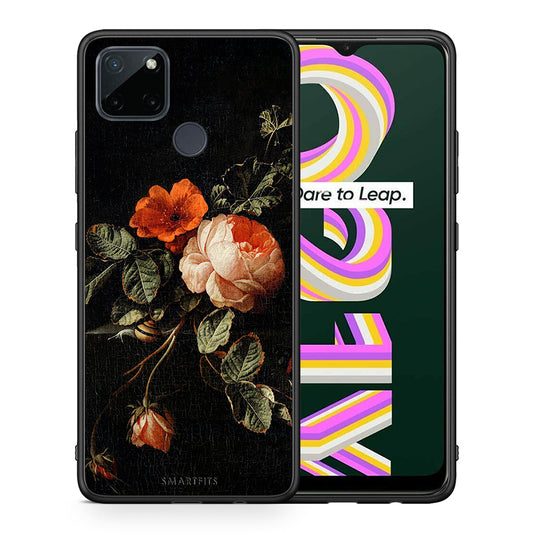 Vintage Roses - Realme C21Y / C25Y / 7i (Global) θήκη