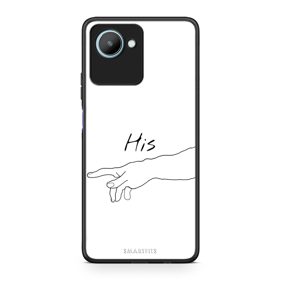 Θήκη Realme C30 Aesthetic Love 2 από τη Smartfits με σχέδιο στο πίσω μέρος και μαύρο περίβλημα | Realme C30 Aesthetic Love 2 Case with Colorful Back and Black Bezels