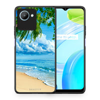 Thumbnail for Θήκη Realme C30 Beautiful Beach από τη Smartfits με σχέδιο στο πίσω μέρος και μαύρο περίβλημα | Realme C30 Beautiful Beach Case with Colorful Back and Black Bezels