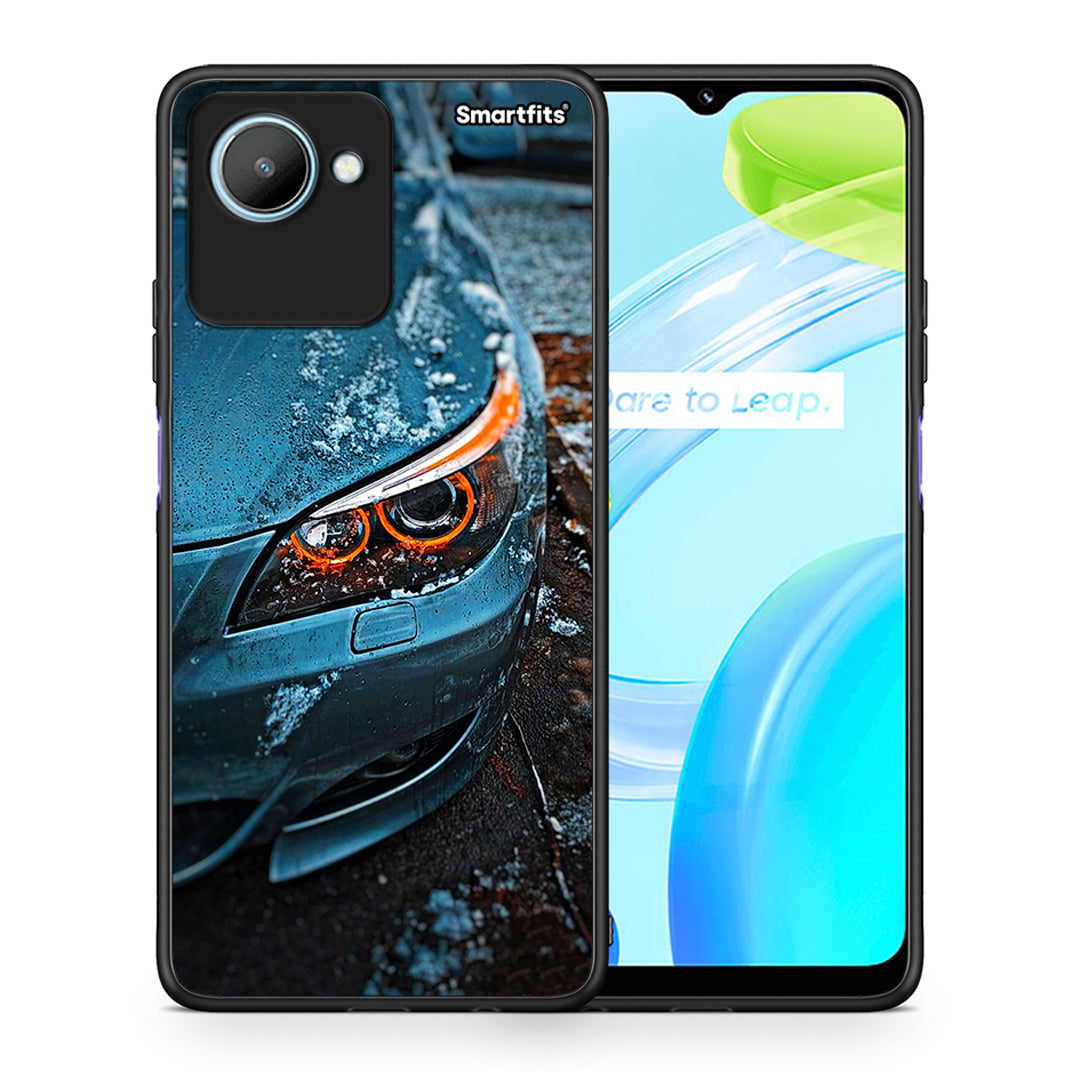 Θήκη Realme C30 Bmw E60 από τη Smartfits με σχέδιο στο πίσω μέρος και μαύρο περίβλημα | Realme C30 Bmw E60 Case with Colorful Back and Black Bezels