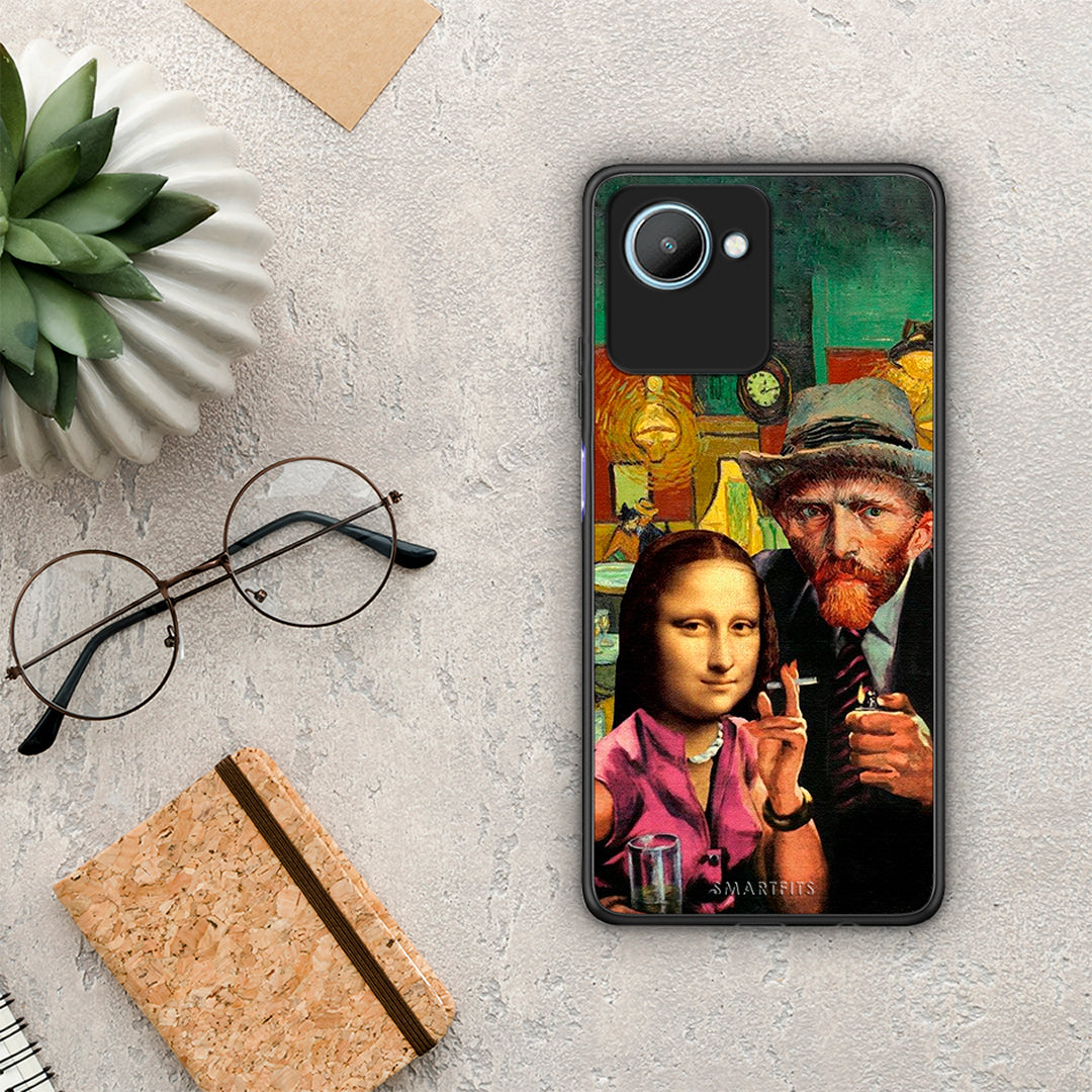 Θήκη Realme C30 Funny Art από τη Smartfits με σχέδιο στο πίσω μέρος και μαύρο περίβλημα | Realme C30 Funny Art Case with Colorful Back and Black Bezels