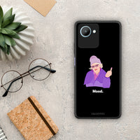 Thumbnail for Θήκη Realme C30 Grandma Mood Black από τη Smartfits με σχέδιο στο πίσω μέρος και μαύρο περίβλημα | Realme C30 Grandma Mood Black Case with Colorful Back and Black Bezels