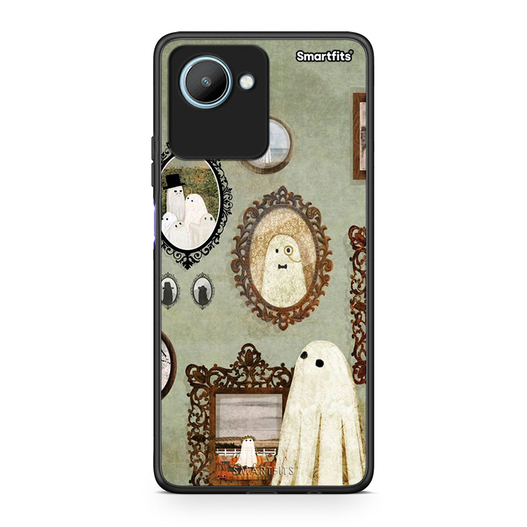 Θήκη Realme C30 Halloween Ghost Season από τη Smartfits με σχέδιο στο πίσω μέρος και μαύρο περίβλημα | Realme C30 Halloween Ghost Season Case with Colorful Back and Black Bezels