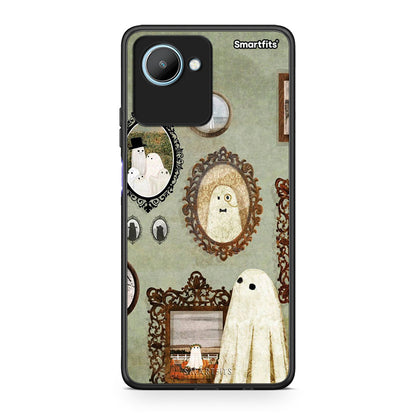 Θήκη Realme C30 Halloween Ghost Season από τη Smartfits με σχέδιο στο πίσω μέρος και μαύρο περίβλημα | Realme C30 Halloween Ghost Season Case with Colorful Back and Black Bezels