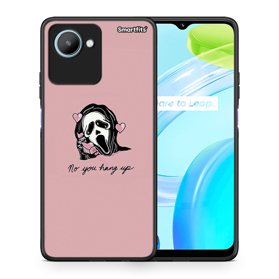 Θήκη Realme C30 Halloween Hang Up από τη Smartfits με σχέδιο στο πίσω μέρος και μαύρο περίβλημα | Realme C30 Halloween Hang Up Case with Colorful Back and Black Bezels
