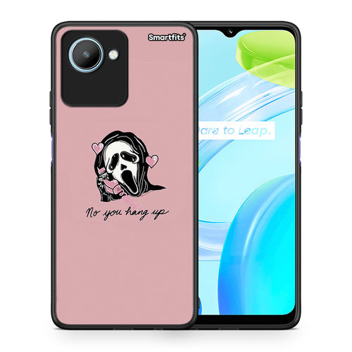 Θήκη Realme C30 Halloween Hang Up από τη Smartfits με σχέδιο στο πίσω μέρος και μαύρο περίβλημα | Realme C30 Halloween Hang Up Case with Colorful Back and Black Bezels