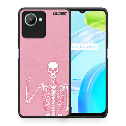 Θήκη Realme C30 Halloween Motivation από τη Smartfits με σχέδιο στο πίσω μέρος και μαύρο περίβλημα | Realme C30 Halloween Motivation Case with Colorful Back and Black Bezels