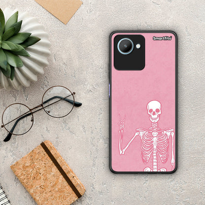 Θήκη Realme C30 Halloween Motivation από τη Smartfits με σχέδιο στο πίσω μέρος και μαύρο περίβλημα | Realme C30 Halloween Motivation Case with Colorful Back and Black Bezels
