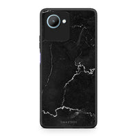 Thumbnail for Θήκη Realme C30 Marble Black από τη Smartfits με σχέδιο στο πίσω μέρος και μαύρο περίβλημα | Realme C30 Marble Black Case with Colorful Back and Black Bezels