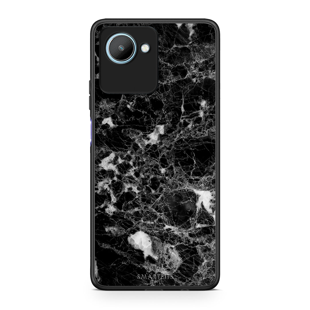 Θήκη Realme C30 Marble Male από τη Smartfits με σχέδιο στο πίσω μέρος και μαύρο περίβλημα | Realme C30 Marble Male Case with Colorful Back and Black Bezels