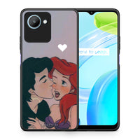Thumbnail for Θήκη Realme C30 Mermaid Couple από τη Smartfits με σχέδιο στο πίσω μέρος και μαύρο περίβλημα | Realme C30 Mermaid Couple Case with Colorful Back and Black Bezels