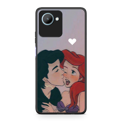 Θήκη Realme C30 Mermaid Couple από τη Smartfits με σχέδιο στο πίσω μέρος και μαύρο περίβλημα | Realme C30 Mermaid Couple Case with Colorful Back and Black Bezels