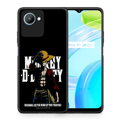Θήκη Realme C30 Pirate King από τη Smartfits με σχέδιο στο πίσω μέρος και μαύρο περίβλημα | Realme C30 Pirate King Case with Colorful Back and Black Bezels