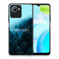 Thumbnail for Θήκη Realme C30 Quote Breath από τη Smartfits με σχέδιο στο πίσω μέρος και μαύρο περίβλημα | Realme C30 Quote Breath Case with Colorful Back and Black Bezels