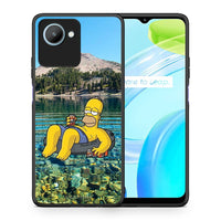 Thumbnail for Θήκη Realme C30 Summer Happiness από τη Smartfits με σχέδιο στο πίσω μέρος και μαύρο περίβλημα | Realme C30 Summer Happiness Case with Colorful Back and Black Bezels