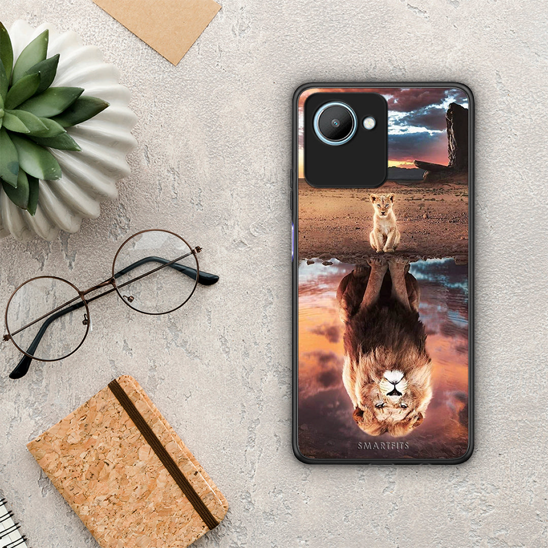 Θήκη Realme C30 Sunset Dreams από τη Smartfits με σχέδιο στο πίσω μέρος και μαύρο περίβλημα | Realme C30 Sunset Dreams Case with Colorful Back and Black Bezels