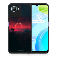 Thumbnail for Θήκη Realme C30 Tropic Sunset από τη Smartfits με σχέδιο στο πίσω μέρος και μαύρο περίβλημα | Realme C30 Tropic Sunset Case with Colorful Back and Black Bezels