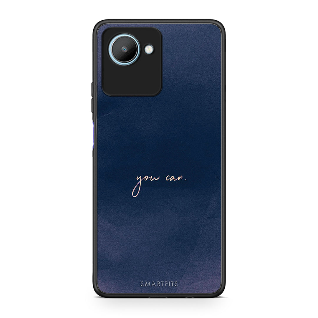 Θήκη Realme C30 You Can από τη Smartfits με σχέδιο στο πίσω μέρος και μαύρο περίβλημα | Realme C30 You Can Case with Colorful Back and Black Bezels