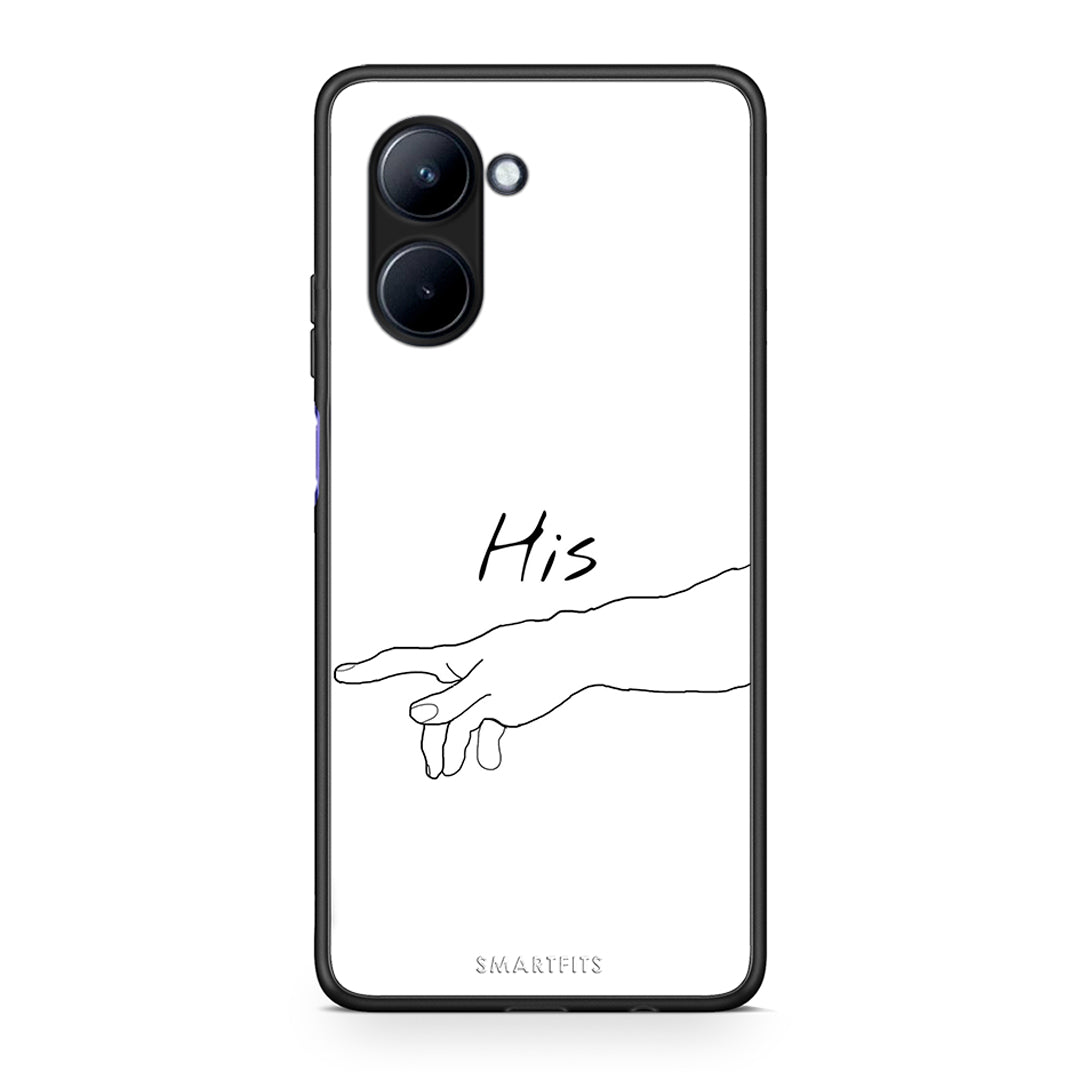 Θήκη Realme C33 Aesthetic Love 2 από τη Smartfits με σχέδιο στο πίσω μέρος και μαύρο περίβλημα | Realme C33 Aesthetic Love 2 Case with Colorful Back and Black Bezels