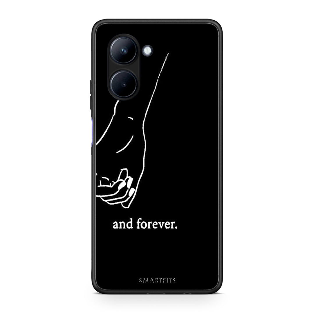 Θήκη Realme C33 Always & Forever 2 από τη Smartfits με σχέδιο στο πίσω μέρος και μαύρο περίβλημα | Realme C33 Always & Forever 2 Case with Colorful Back and Black Bezels