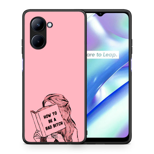 Θήκη Realme C33 Bad Bitch από τη Smartfits με σχέδιο στο πίσω μέρος και μαύρο περίβλημα | Realme C33 Bad Bitch Case with Colorful Back and Black Bezels