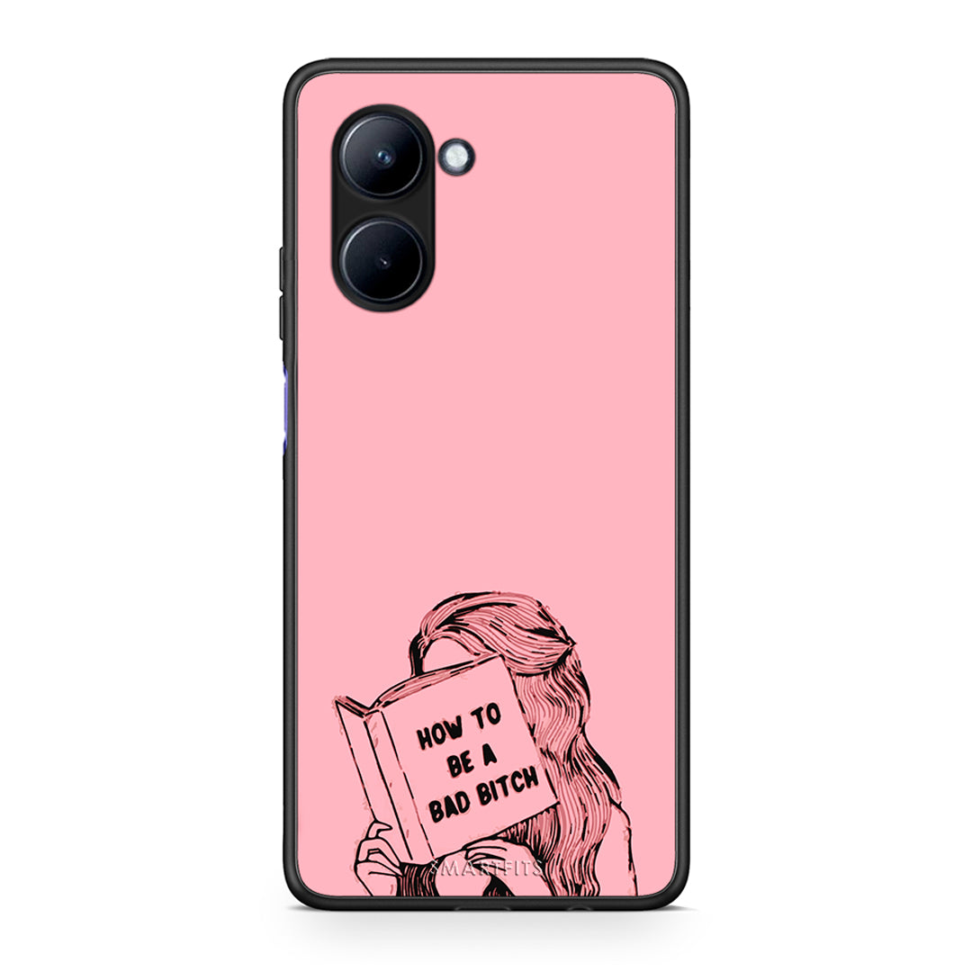 Θήκη Realme C33 Bad Bitch από τη Smartfits με σχέδιο στο πίσω μέρος και μαύρο περίβλημα | Realme C33 Bad Bitch Case with Colorful Back and Black Bezels