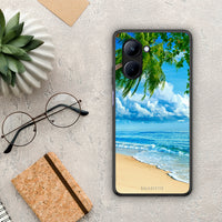 Thumbnail for Θήκη Realme C33 Beautiful Beach από τη Smartfits με σχέδιο στο πίσω μέρος και μαύρο περίβλημα | Realme C33 Beautiful Beach Case with Colorful Back and Black Bezels