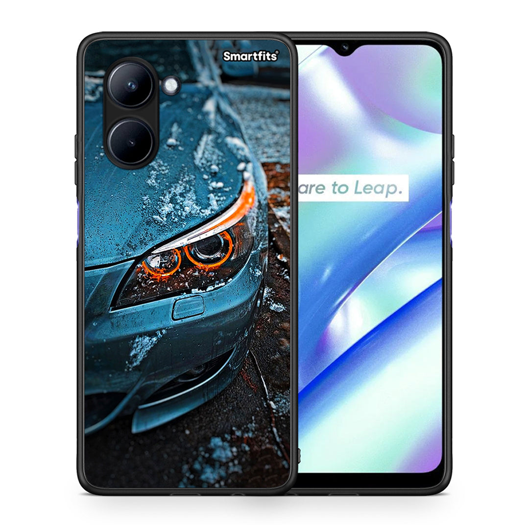 Θήκη Realme C33 Bmw E60 από τη Smartfits με σχέδιο στο πίσω μέρος και μαύρο περίβλημα | Realme C33 Bmw E60 Case with Colorful Back and Black Bezels