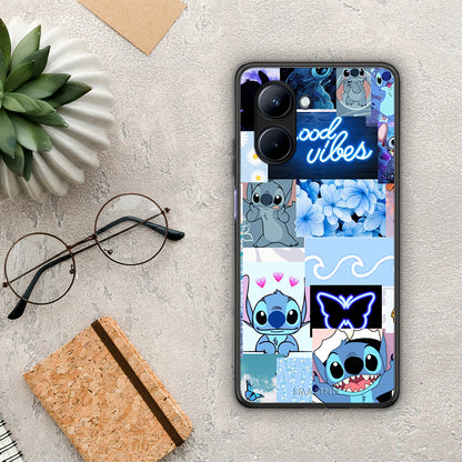 Θήκη Realme C33 Collage Good Vibes από τη Smartfits με σχέδιο στο πίσω μέρος και μαύρο περίβλημα | Realme C33 Collage Good Vibes Case with Colorful Back and Black Bezels