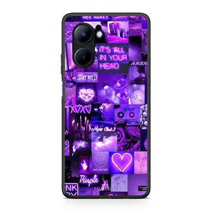 Θήκη Realme C33 Collage Stay Wild από τη Smartfits με σχέδιο στο πίσω μέρος και μαύρο περίβλημα | Realme C33 Collage Stay Wild Case with Colorful Back and Black Bezels