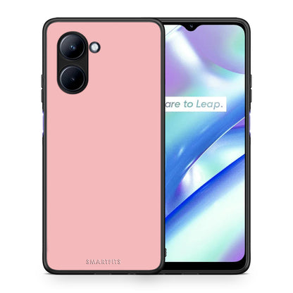 Θήκη Realme C33 Color Nude από τη Smartfits με σχέδιο στο πίσω μέρος και μαύρο περίβλημα | Realme C33 Color Nude Case with Colorful Back and Black Bezels