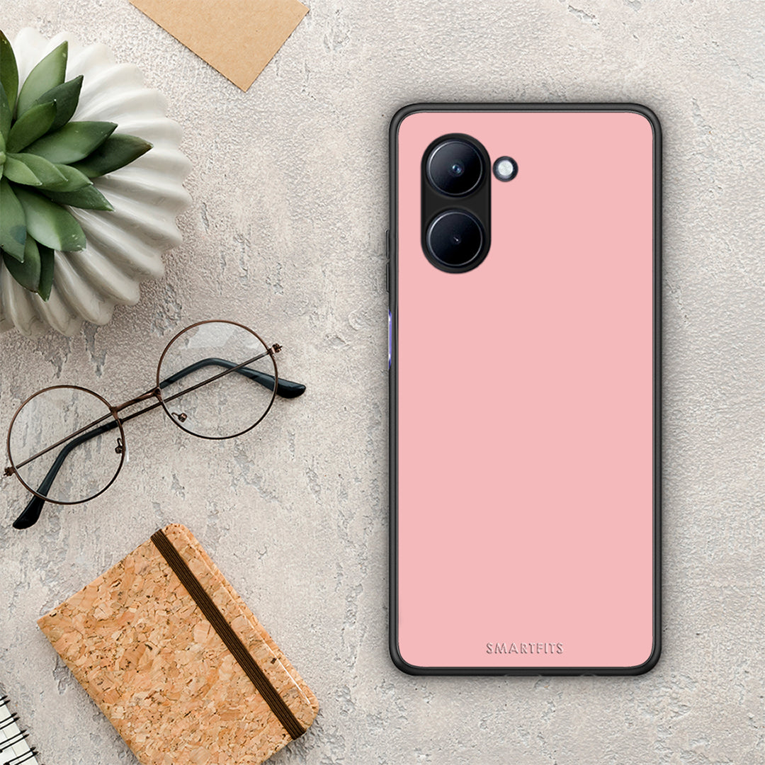 Θήκη Realme C33 Color Nude από τη Smartfits με σχέδιο στο πίσω μέρος και μαύρο περίβλημα | Realme C33 Color Nude Case with Colorful Back and Black Bezels