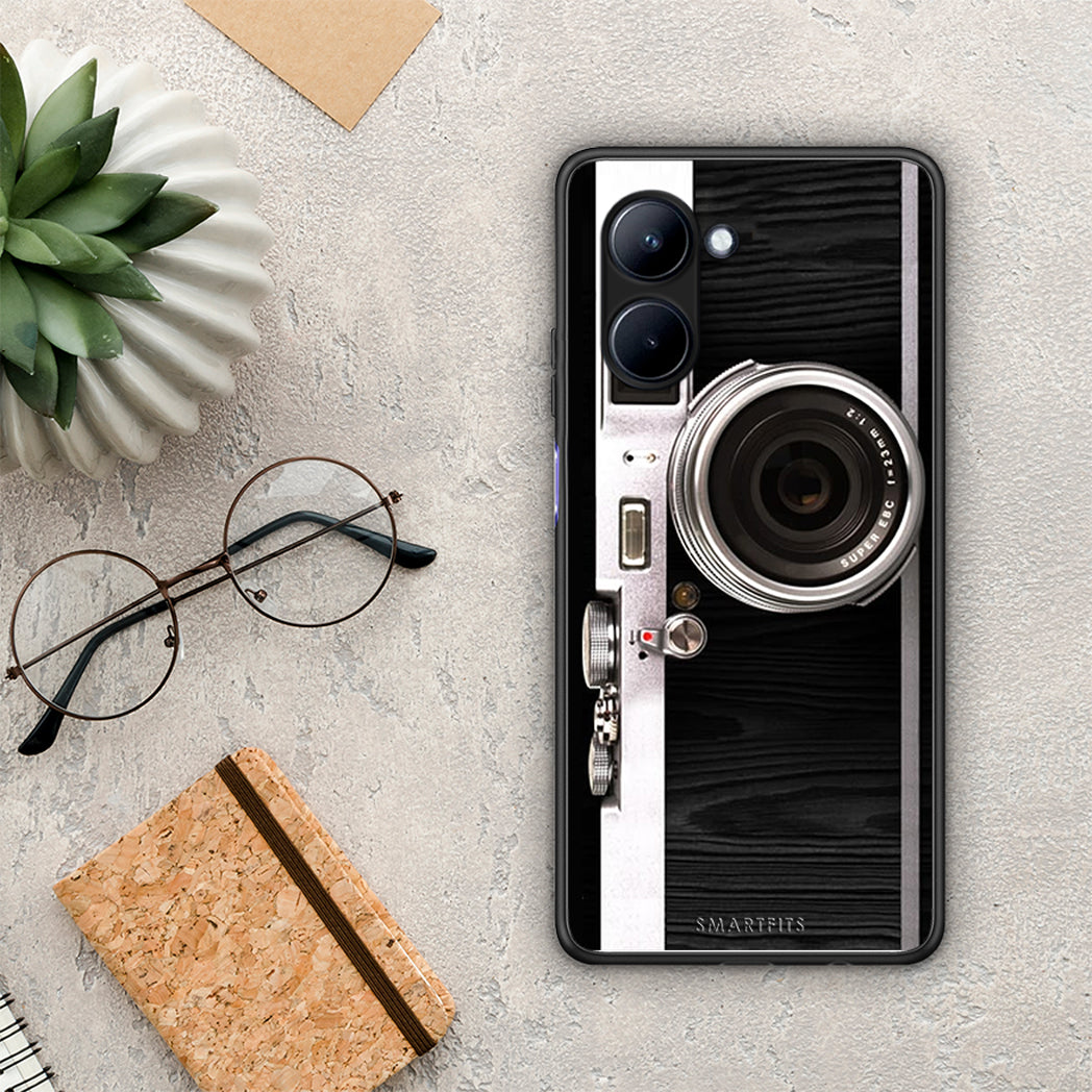 Θήκη Realme C33 Emily In Paris από τη Smartfits με σχέδιο στο πίσω μέρος και μαύρο περίβλημα | Realme C33 Emily In Paris Case with Colorful Back and Black Bezels