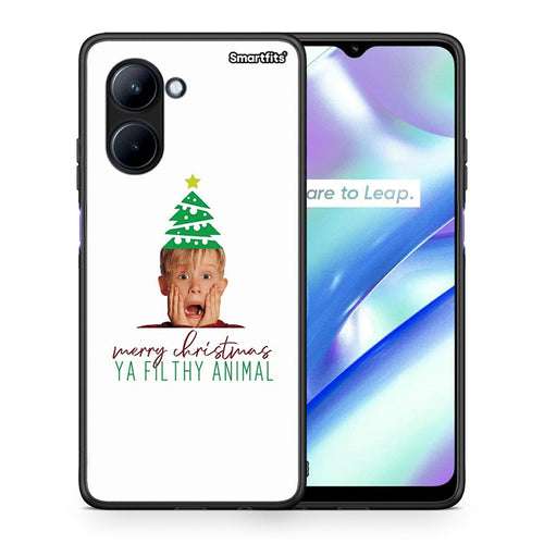Θήκη Realme C33 Filthy Animal από τη Smartfits με σχέδιο στο πίσω μέρος και μαύρο περίβλημα | Realme C33 Filthy Animal Case with Colorful Back and Black Bezels