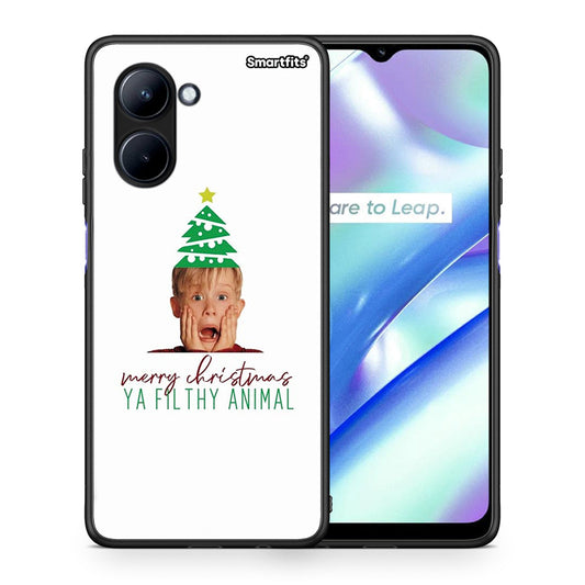 Θήκη Realme C33 Filthy Animal από τη Smartfits με σχέδιο στο πίσω μέρος και μαύρο περίβλημα | Realme C33 Filthy Animal Case with Colorful Back and Black Bezels