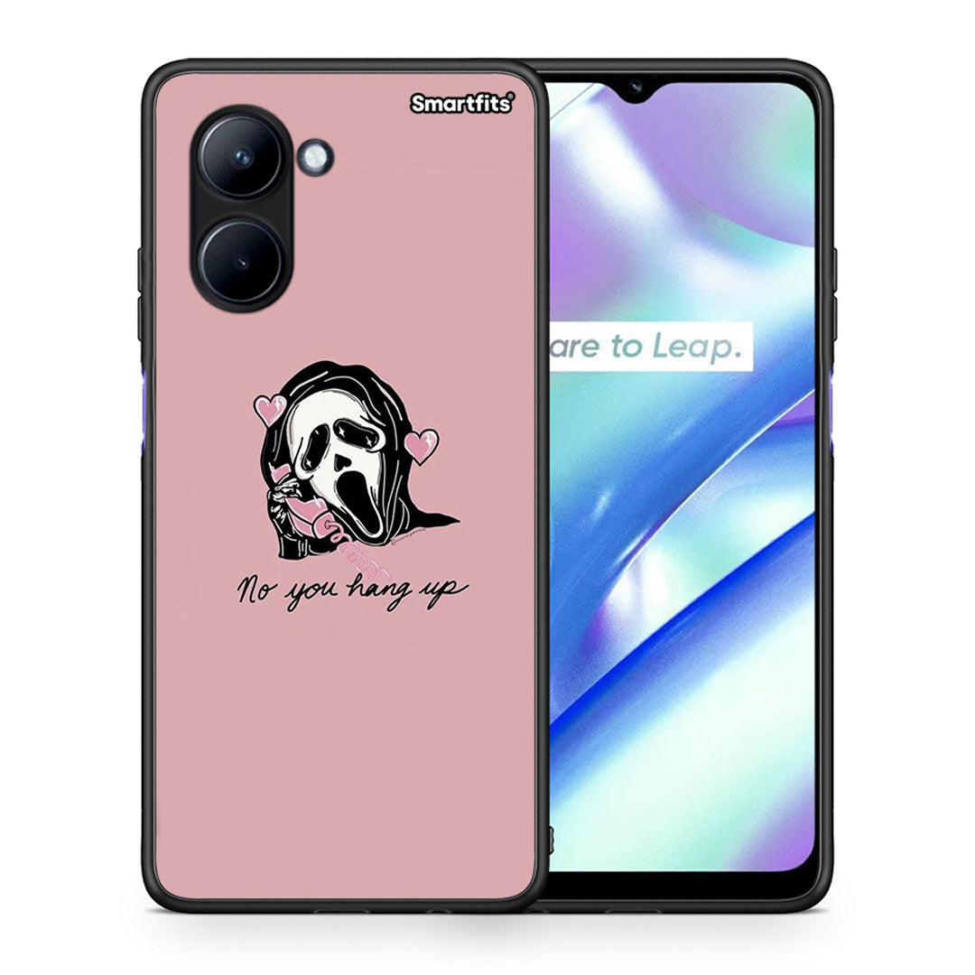 Θήκη Realme C33 Halloween Hang Up από τη Smartfits με σχέδιο στο πίσω μέρος και μαύρο περίβλημα | Realme C33 Halloween Hang Up Case with Colorful Back and Black Bezels
