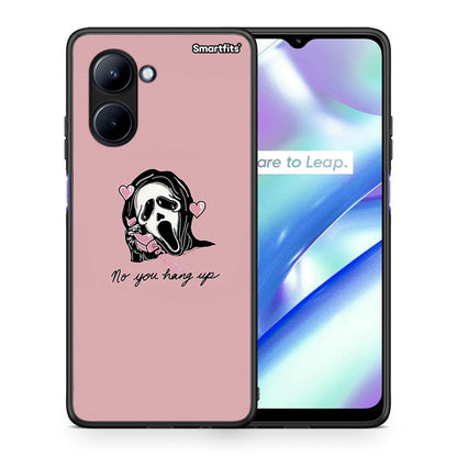 Θήκη Realme C33 Halloween Hang Up από τη Smartfits με σχέδιο στο πίσω μέρος και μαύρο περίβλημα | Realme C33 Halloween Hang Up Case with Colorful Back and Black Bezels