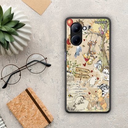 Θήκη Realme C33 Happy Friends από τη Smartfits με σχέδιο στο πίσω μέρος και μαύρο περίβλημα | Realme C33 Happy Friends Case with Colorful Back and Black Bezels