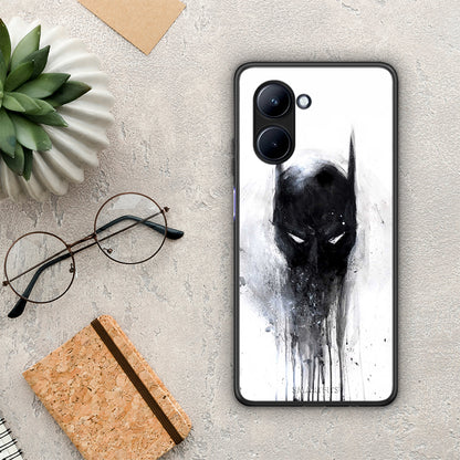 Θήκη Realme C33 Hero Paint Bat από τη Smartfits με σχέδιο στο πίσω μέρος και μαύρο περίβλημα | Realme C33 Hero Paint Bat Case with Colorful Back and Black Bezels