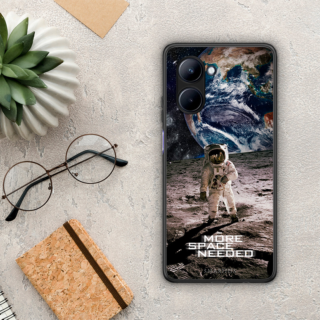 Θήκη Realme C33 More Space από τη Smartfits με σχέδιο στο πίσω μέρος και μαύρο περίβλημα | Realme C33 More Space Case with Colorful Back and Black Bezels