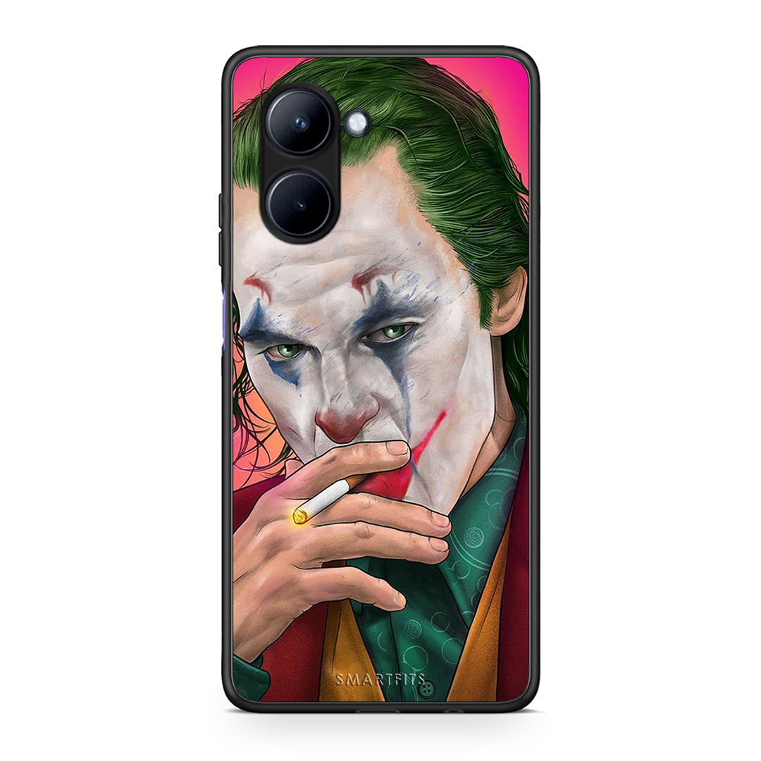 Θήκη Realme C33 PopArt JokesOnU από τη Smartfits με σχέδιο στο πίσω μέρος και μαύρο περίβλημα | Realme C33 PopArt JokesOnU Case with Colorful Back and Black Bezels