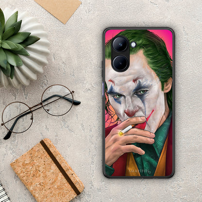 Θήκη Realme C33 PopArt JokesOnU από τη Smartfits με σχέδιο στο πίσω μέρος και μαύρο περίβλημα | Realme C33 PopArt JokesOnU Case with Colorful Back and Black Bezels