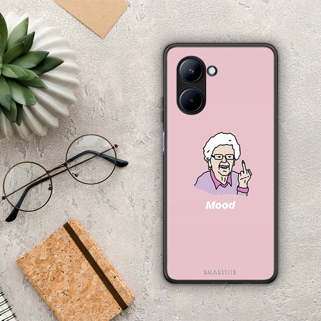 Θήκη Realme C33 PopArt Mood από τη Smartfits με σχέδιο στο πίσω μέρος και μαύρο περίβλημα | Realme C33 PopArt Mood Case with Colorful Back and Black Bezels