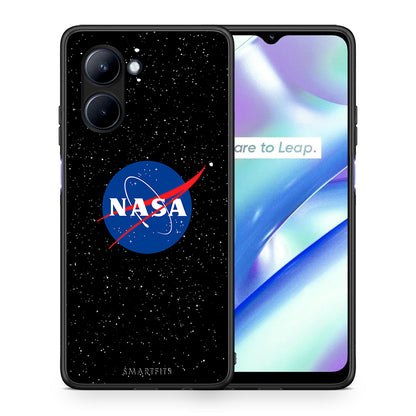 Θήκη Realme C33 PopArt NASA από τη Smartfits με σχέδιο στο πίσω μέρος και μαύρο περίβλημα | Realme C33 PopArt NASA Case with Colorful Back and Black Bezels