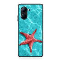 Thumbnail for Θήκη Realme C33 Red Starfish από τη Smartfits με σχέδιο στο πίσω μέρος και μαύρο περίβλημα | Realme C33 Red Starfish Case with Colorful Back and Black Bezels