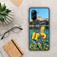 Thumbnail for Θήκη Realme C33 Summer Happiness από τη Smartfits με σχέδιο στο πίσω μέρος και μαύρο περίβλημα | Realme C33 Summer Happiness Case with Colorful Back and Black Bezels