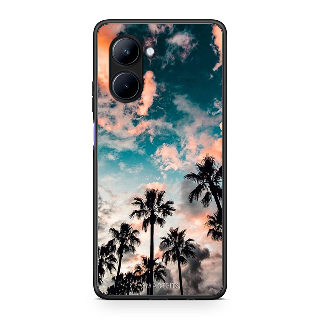 Θήκη Realme C33 Summer Sky από τη Smartfits με σχέδιο στο πίσω μέρος και μαύρο περίβλημα | Realme C33 Summer Sky Case with Colorful Back and Black Bezels