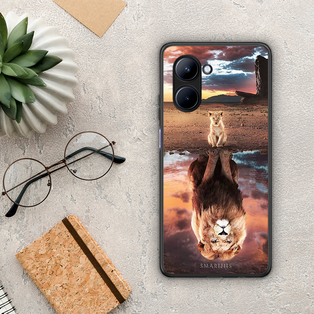 Θήκη Realme C33 Sunset Dreams από τη Smartfits με σχέδιο στο πίσω μέρος και μαύρο περίβλημα | Realme C33 Sunset Dreams Case with Colorful Back and Black Bezels