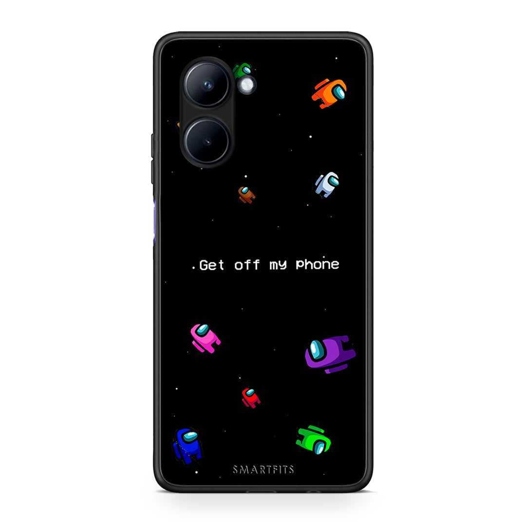Θήκη Realme C33 Text AFK από τη Smartfits με σχέδιο στο πίσω μέρος και μαύρο περίβλημα | Realme C33 Text AFK Case with Colorful Back and Black Bezels